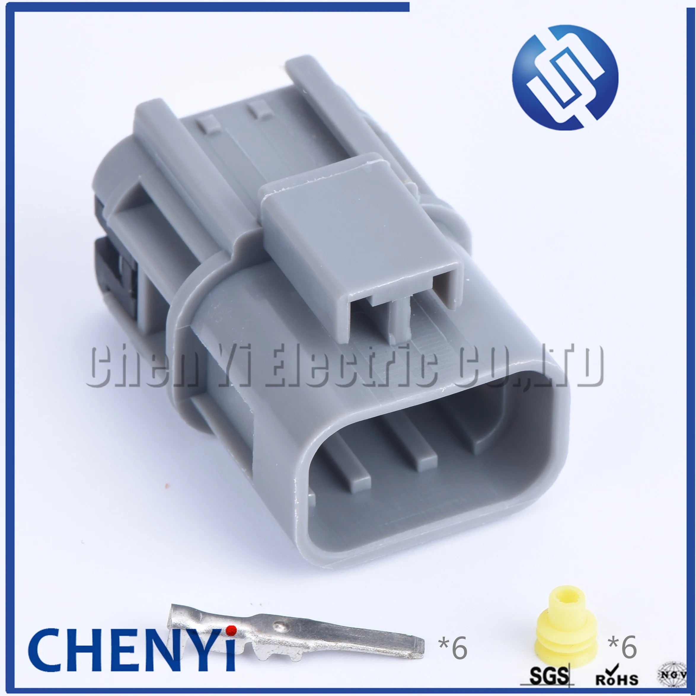 1 set 6 pin waterproof wire plug connectors for automobiles (2.8) female or male including Pins 7122-1864-40 7223-1864-40