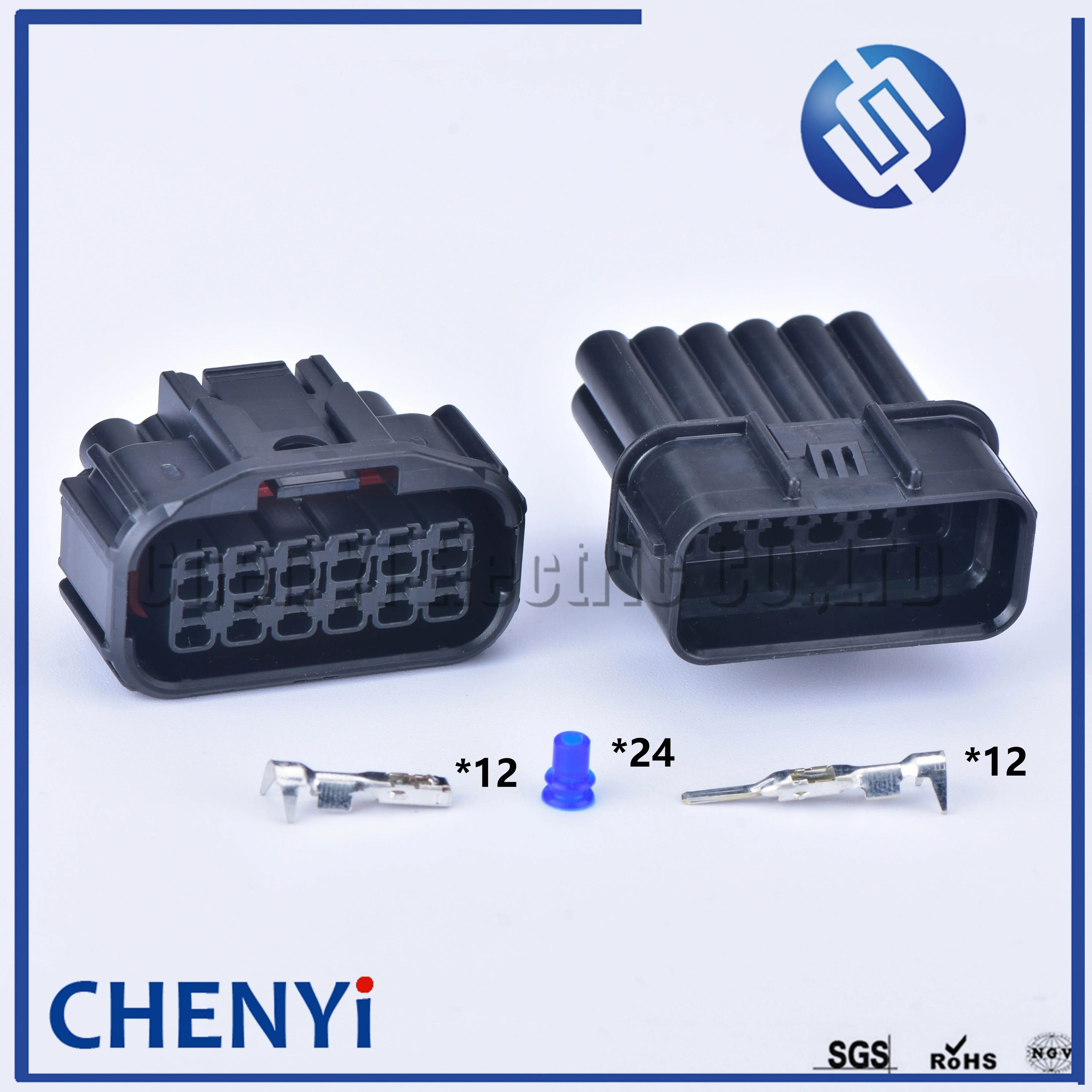 12 pin car waterproof auto connector male or female LED Fog Light Wire Socket Connector 6181-6784 6189-7410 For Honda