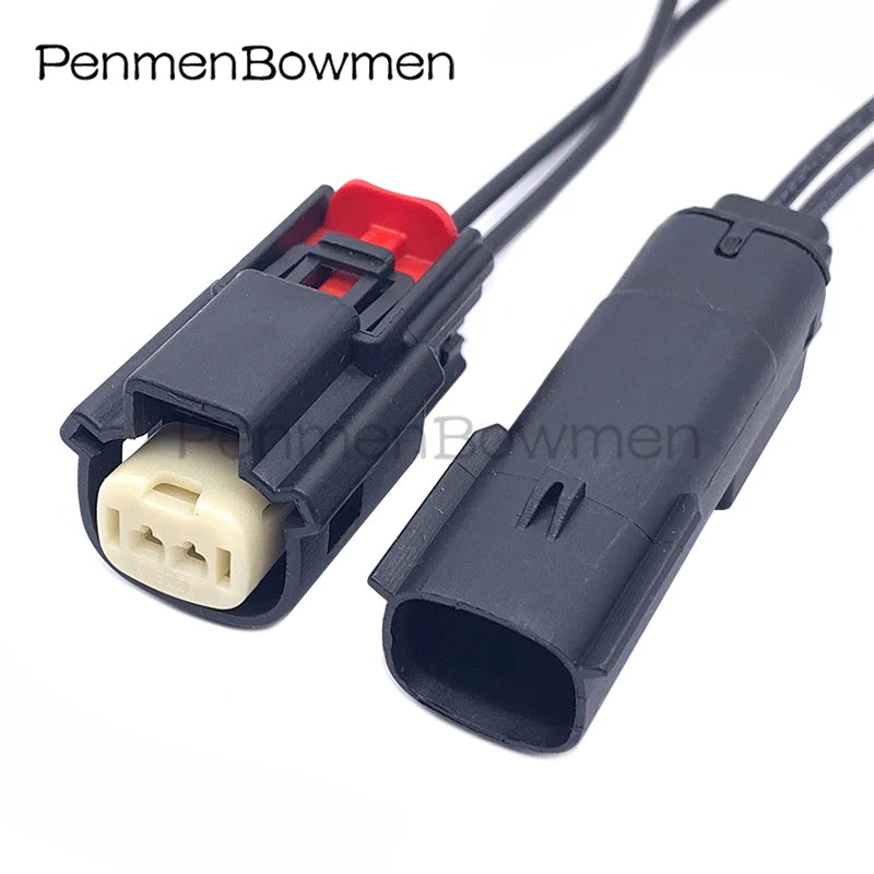 1 Set 2 Pin Auto Lamp Socket Temperature Electrical Cable Connectors Female Wire Harness Plug For Buick 33471-0201 33481-0201