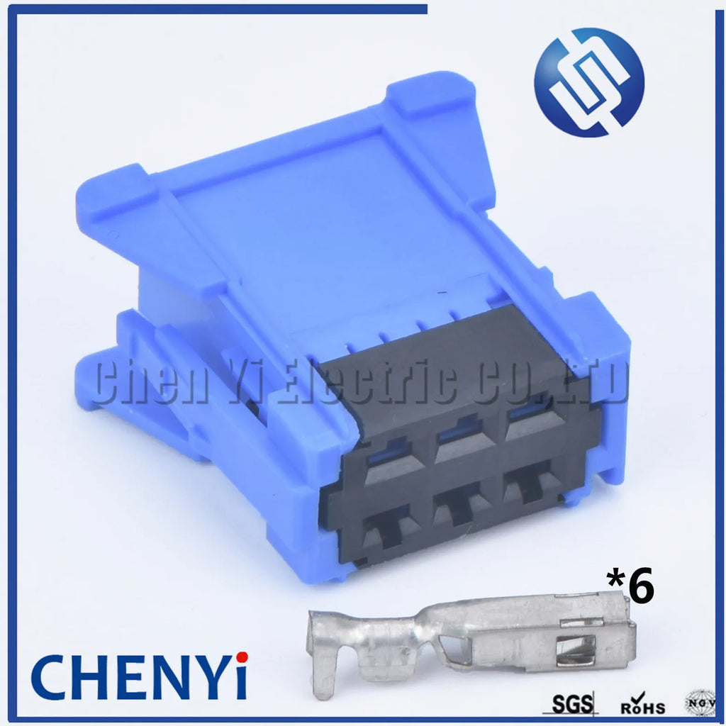 6 Pin Auto Air Conditioner Blower Resistance Heater Speed Control Connector Harness Plug 98172-1004 For Peugeot Renault 197676E
