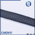 10M Width 4/6/8/10/12/14/16/20/30mm Cable Sleeve black Wire Protection PET Nylon Cable Sleeves wire cable Braided Cable Sleeve