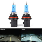 2pcs 12V 100/80W HB5 9007 Super White Car Dark Blue Glass Halogen Lamps Automotive Bulbs Headlights