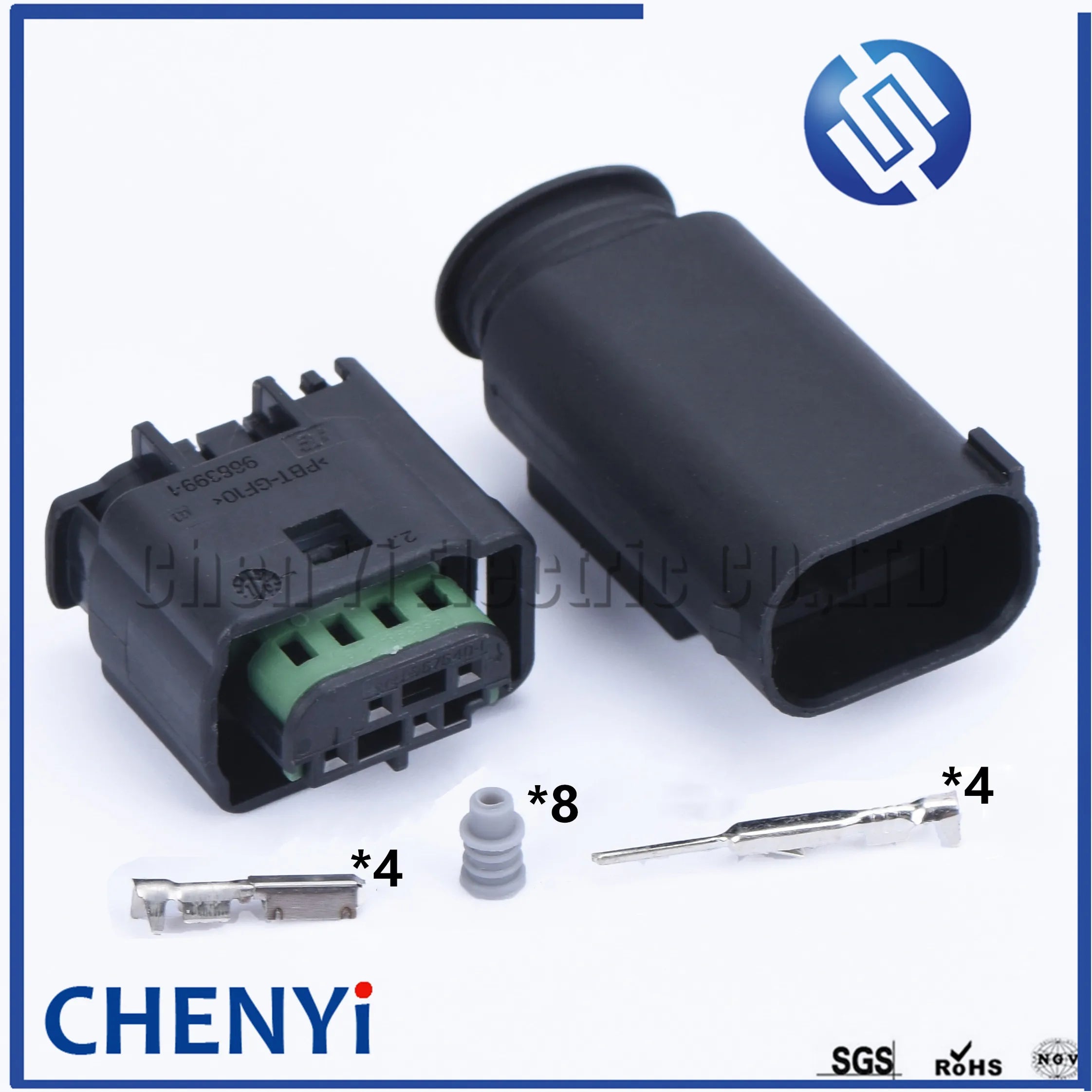 2 sets 4 Pin 1-967640-1 8E0 971 934 968399-1 LPG Converter Automotive Harness Connector Auto Socket rear-view camera plug