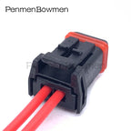 1 Set 2 Pin Auto Rearview Mirror Electrical Cable Connectors Socket Car Lamp Plug Wire Harness MX19002S51