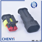 5 sets 2 Pin way Female or Male SuperSealed 282104-1 282080-1 Waterproof Electrical Automotive Connector Plug For car