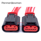 1 Set 6 Pin Auto Accelerator Pedal Waterproof Throttle Socket Sensor Connector Wiring Harness Plug 1438153-5 1-1419168-1