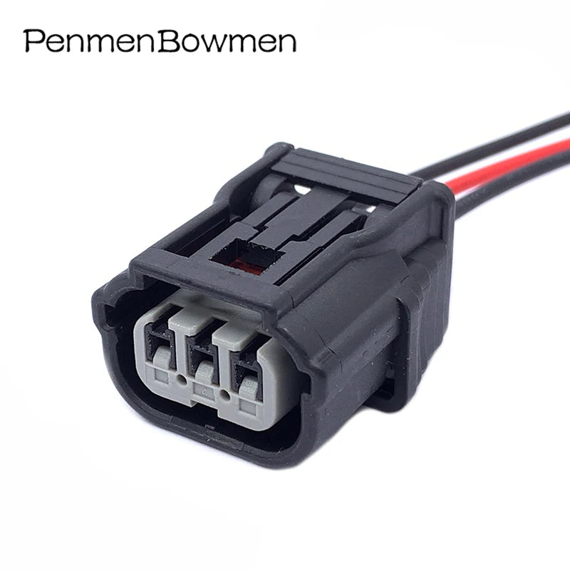 1 Set 3 Pin Car Ignition Coil Small Lamp Electrical Cable Connectors Female Male Wire Harness Plug for Honda 6188-4775 6189-7037