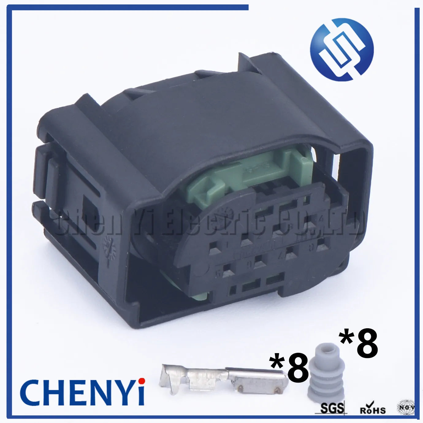 2/3/4/6/8 Pin Reverse Sensor Radar Cable Connector Oxygen Sensor Plug Automotive Wire Socket 1-967644-1 968402-1 4F0972708