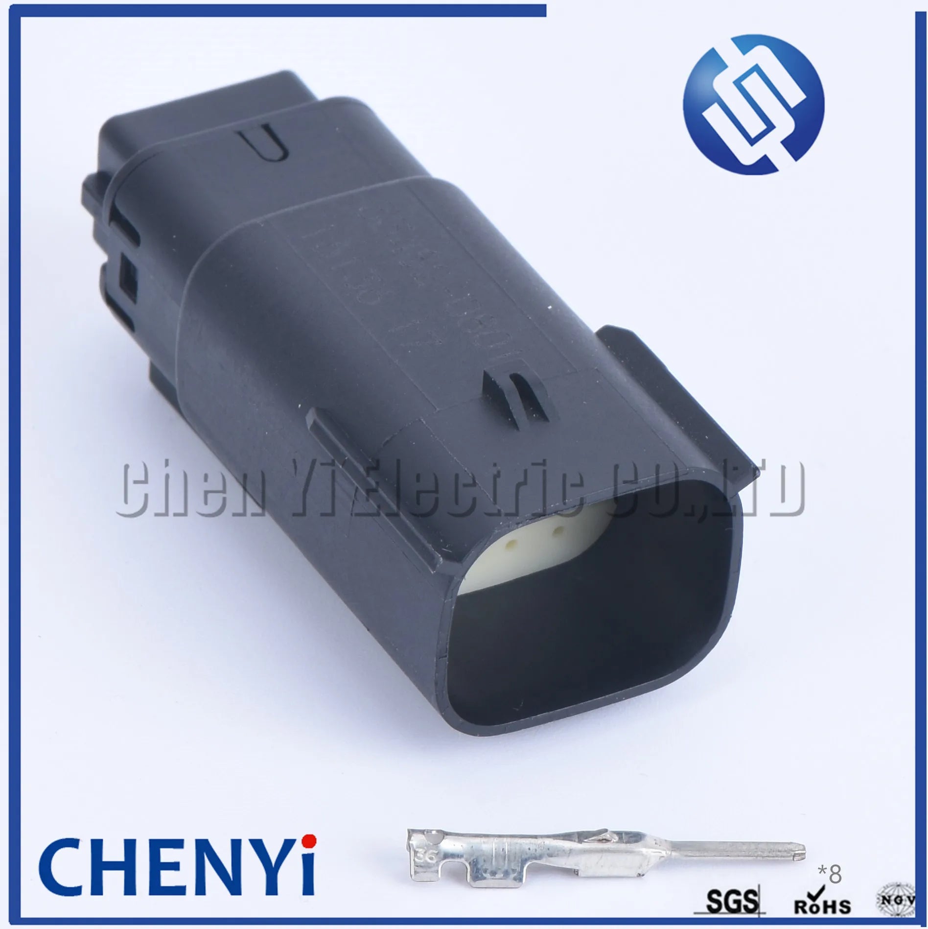 8 Pin 33472-0801 33482-4801 Auto Electrical Headlight Light Socket Car Engine Cable Plug For Ford BUICK Chevrolet