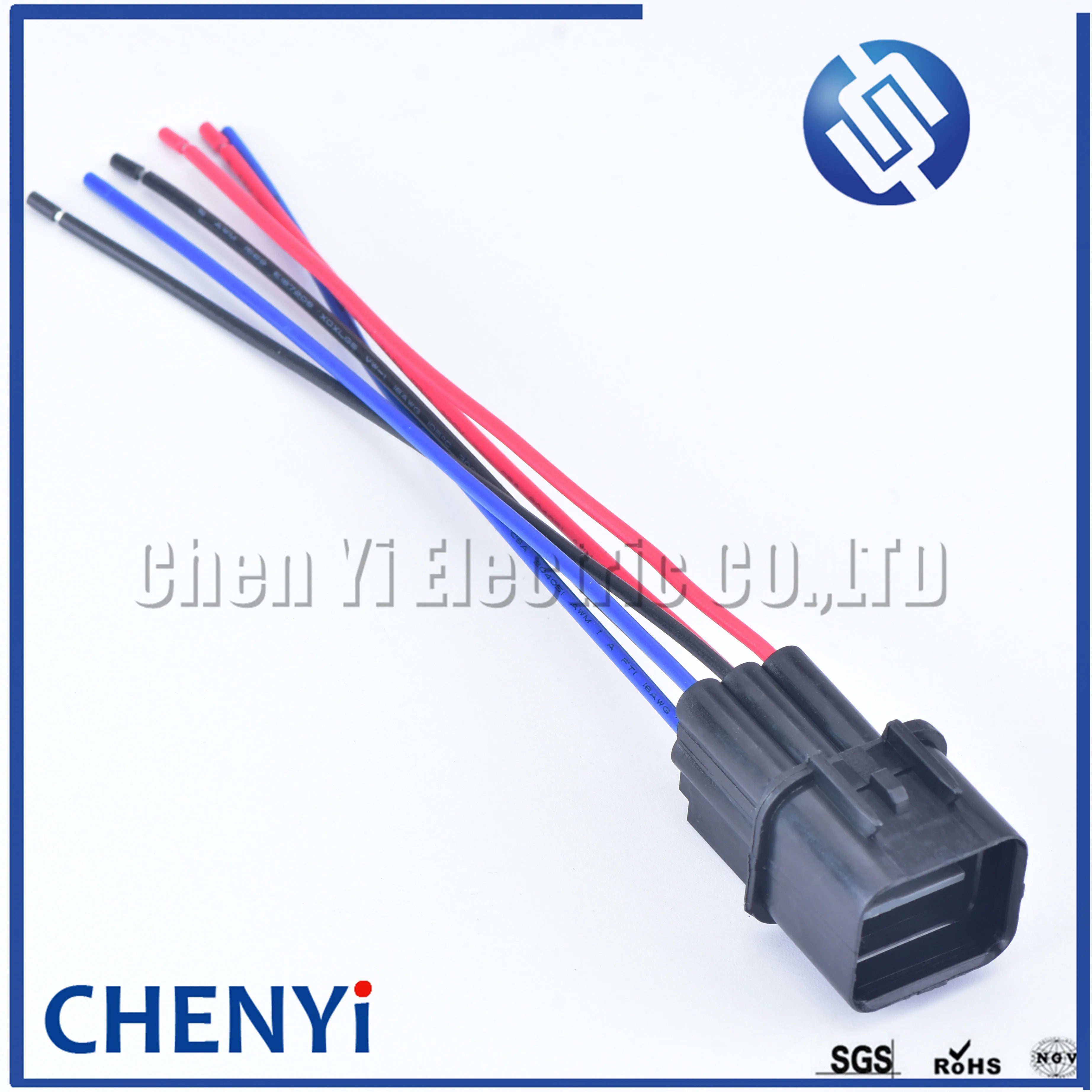 6 Pin 090 Oxygen Sensor Automotive Waterproof Connector Headlamp Fog Lamp Plug PB625-06027 PB621-06020 with wire For Hyundai