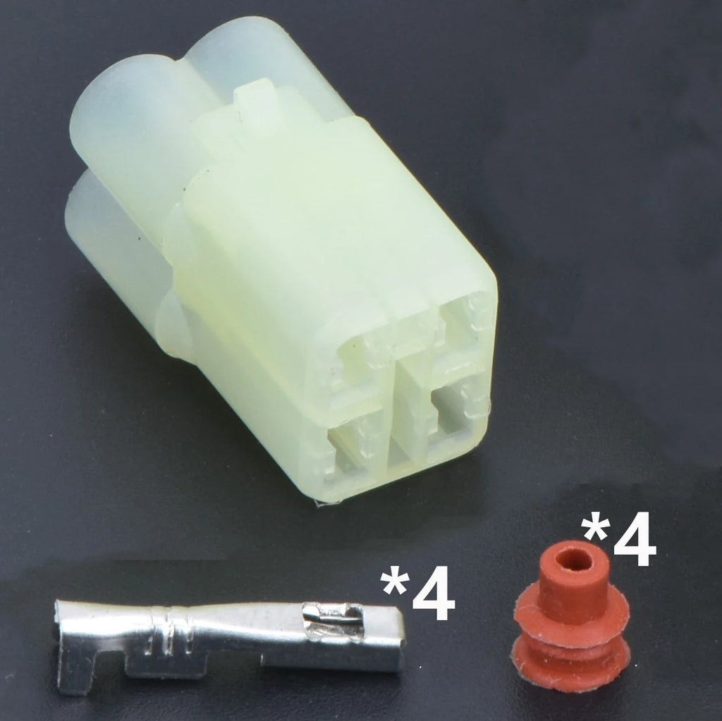 5 Sets 4 Pin way HM 090 Series Waterproof Female or Male Wire Connector 6180-4181 6187-4441 For Changan Suzuki