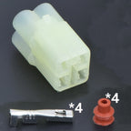 5 Sets 4 Pin way HM 090 Series Waterproof Female or Male Wire Connector 6180-4181 6187-4441 For Changan Suzuki