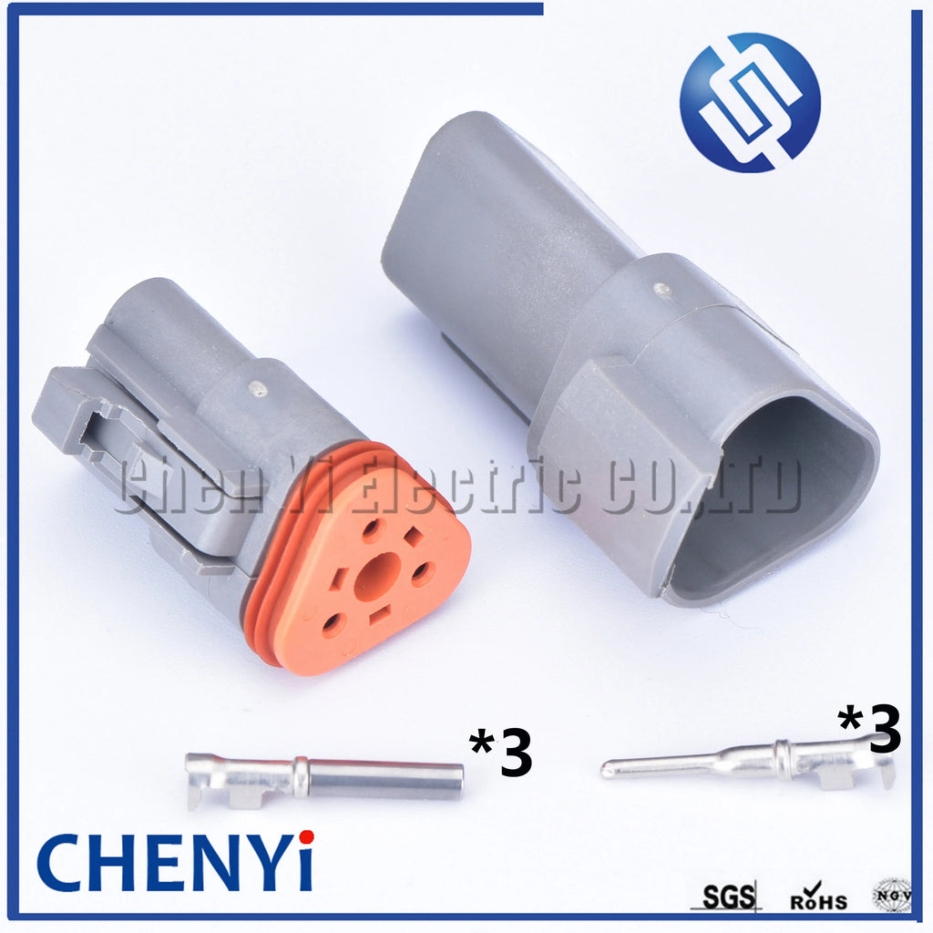 Deutsch DT connector DT06-2S/DT04-2P/DT06-3S/DT04-3P/DT06-4S/DT04-4P 6P 8P 12P Auto Waterproof Connector Automotive Sealed Plug