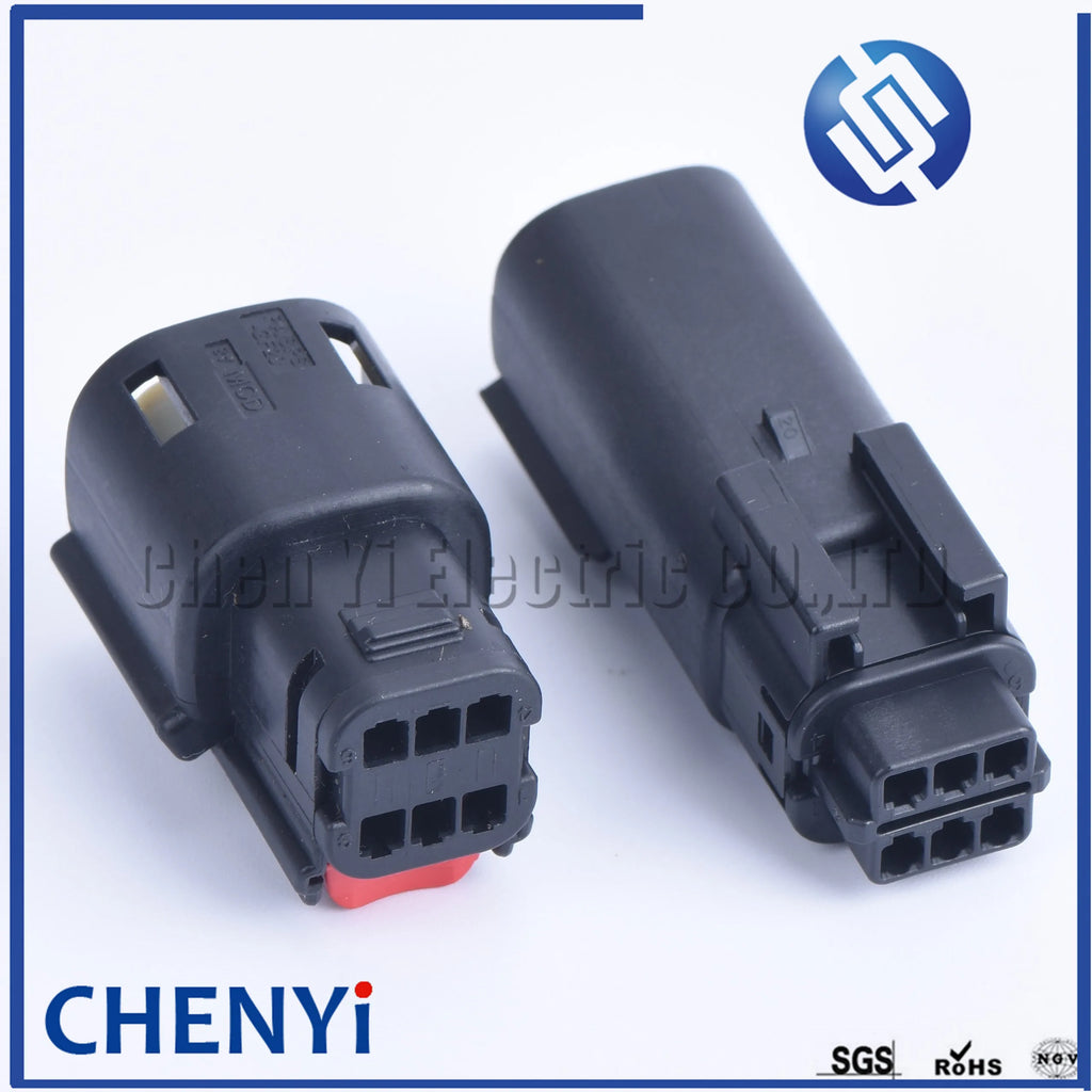 6 Pin male or female Auto Waterproof Connectors Bumper Light Fog Light Plug For Ford Buick Chevrolet 33472-0606 33482-0601