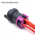 1 Set 3 Pin Car Circular Fog Lamp Female Plug Electrical Cable Connectors Wire Harness for Toyota Mazda 813972928 813972927