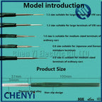 5 pcs Crimp Connector pins ejector Titanium steel alloy Tool Kit Suitable for wiring harness modification of most models