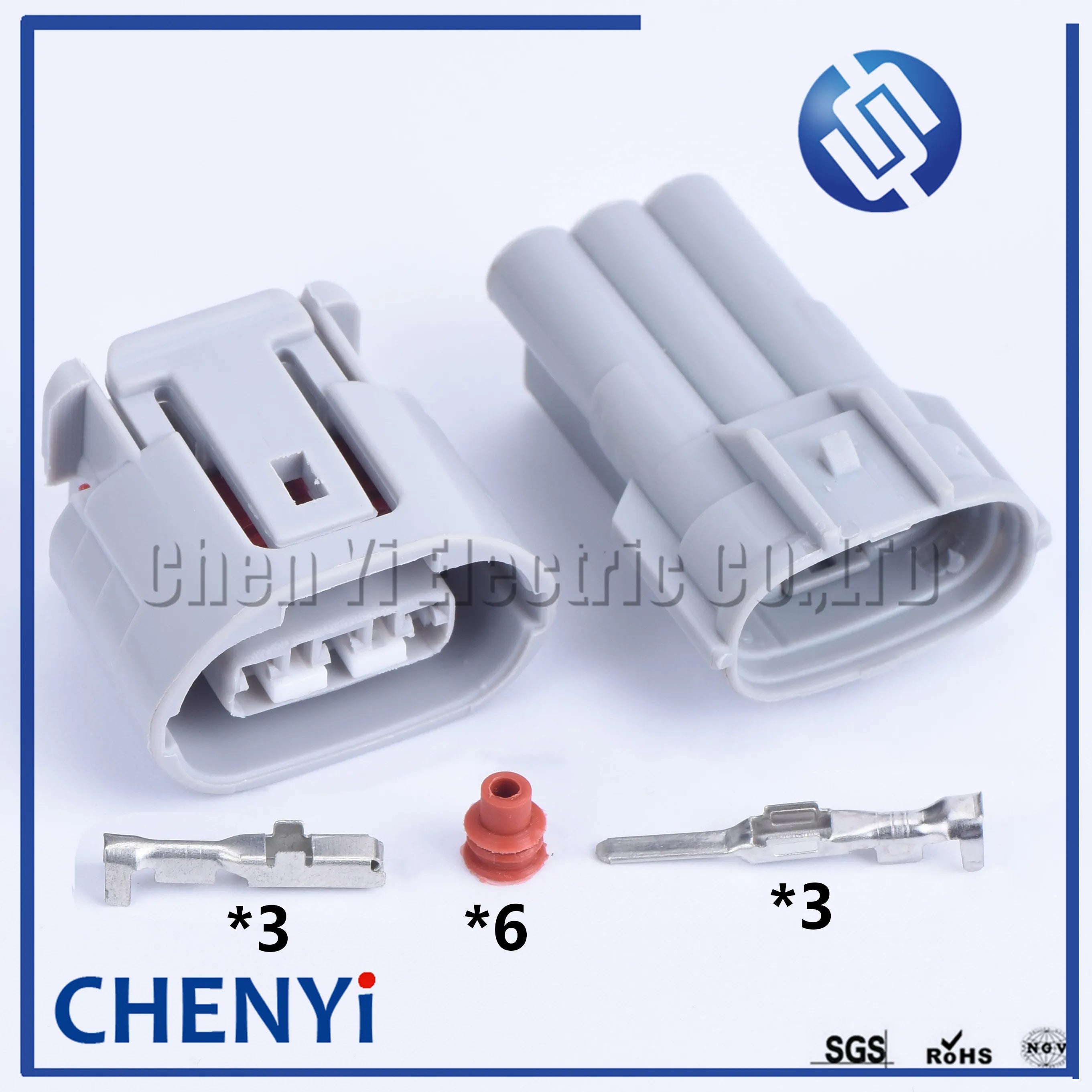 3 pin 090 TS Alternator Automotive Wire connector Electrical Headlight Plug 6189-0443 For Toyota Lexus 6188-0282 6189-0442