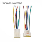 1 Set 2 3 4 6 8 9 16 Pin Auto Throttle Speed Regulation Switch Electrical Cable Connectors Female Male Wire Harness Plug