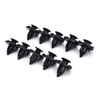 50Pcs Car Fastener fit 8mm Dia Hole Black Push Retainer Rivets Clips for Automobile Door Bumper Fender Cover Trim Clip Wholesale
