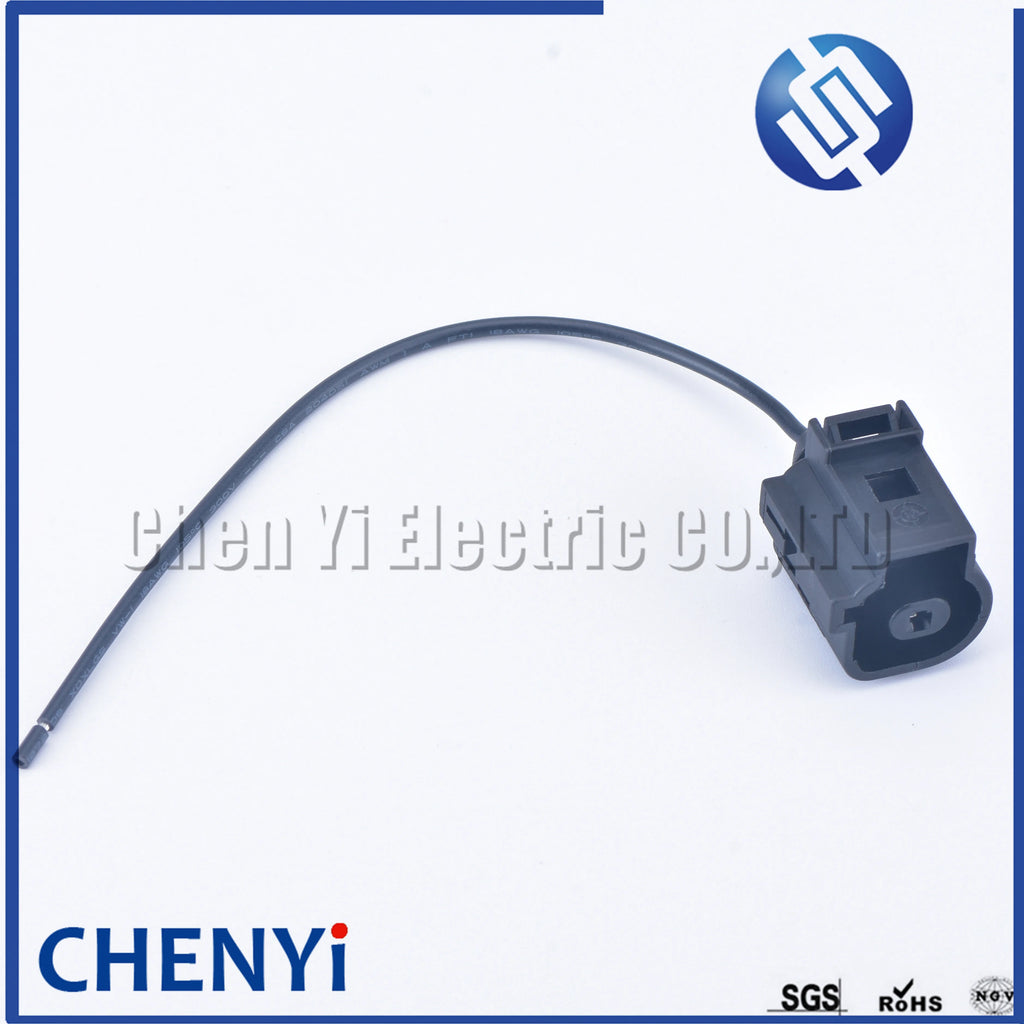 1 Pin Automotive Oil Pressure Sensor Connector Horn harness Plug Socket 1J0973081 1J0973701 1J0973701A