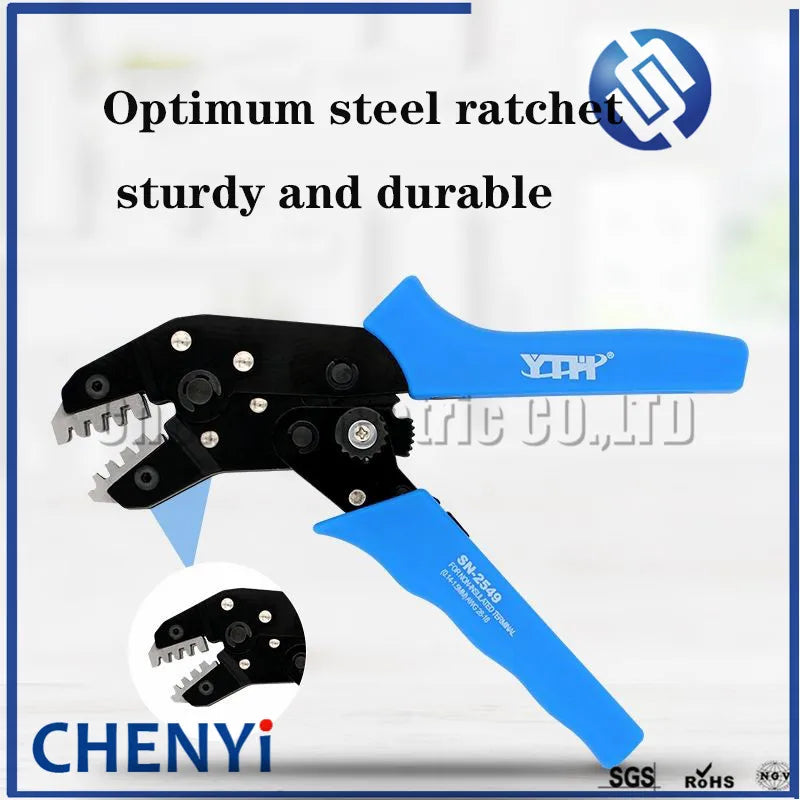 SN-2549 Pin crimping tools pliers for AWG28-18 (0.08-1.0 mm2) XH2.54/Dupont 2.54/2.8/3.0/3.96/4.8/KF2510 Pins Crimp