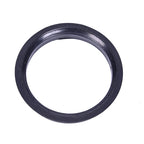1 Set 4 Hub Centric Rings Car Wheel Bore Center Collar 66.6-57.1mm For Cars ID 57.1-mm Black