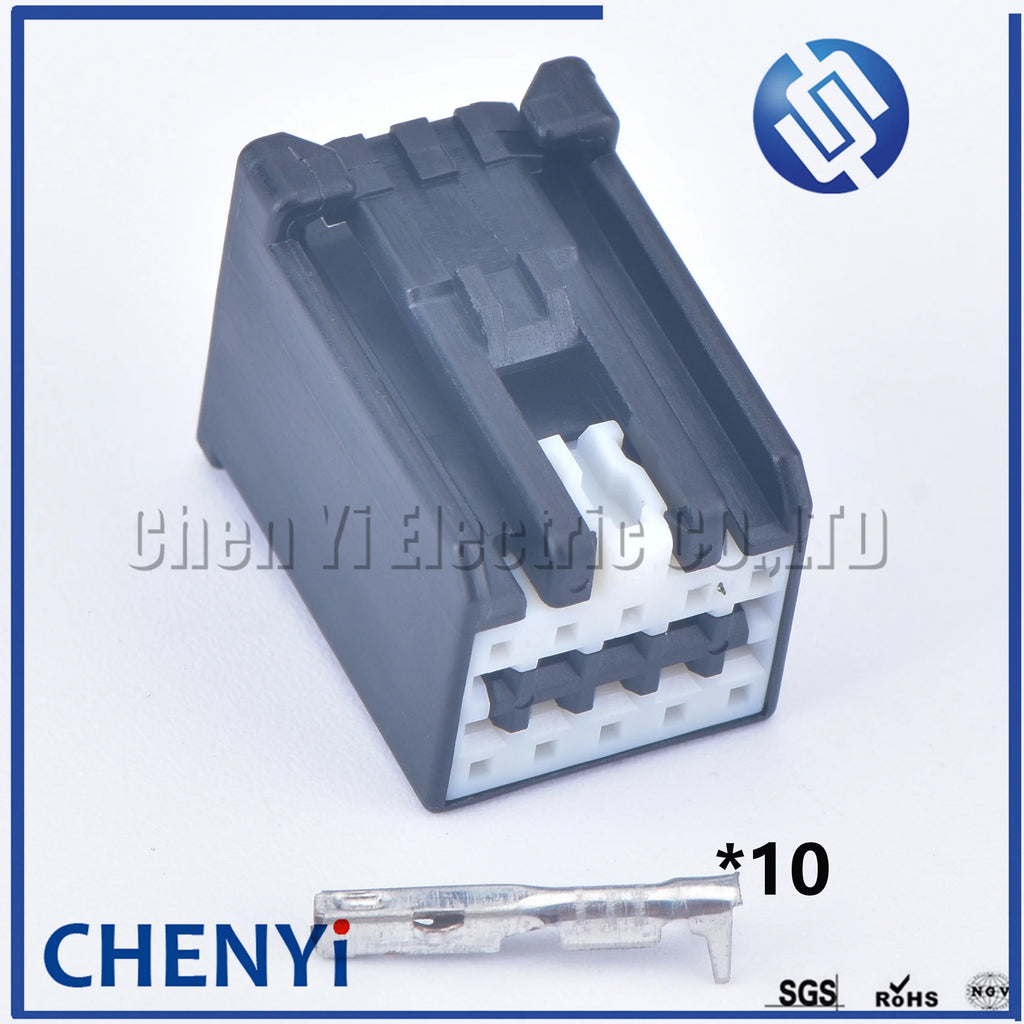 10 Pin Automotive connector Car reversing mirror rearview mirror Wire harness plug AIT2PB-10P-2AK For Ford Cadillac GMC vehicle