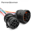 1 Set 9 Pin Deutsch Auto Circular Electrical Cable Connectors Female Male Wire Harness Plug HD16-9-1939P J1939 HD16-9-1939S