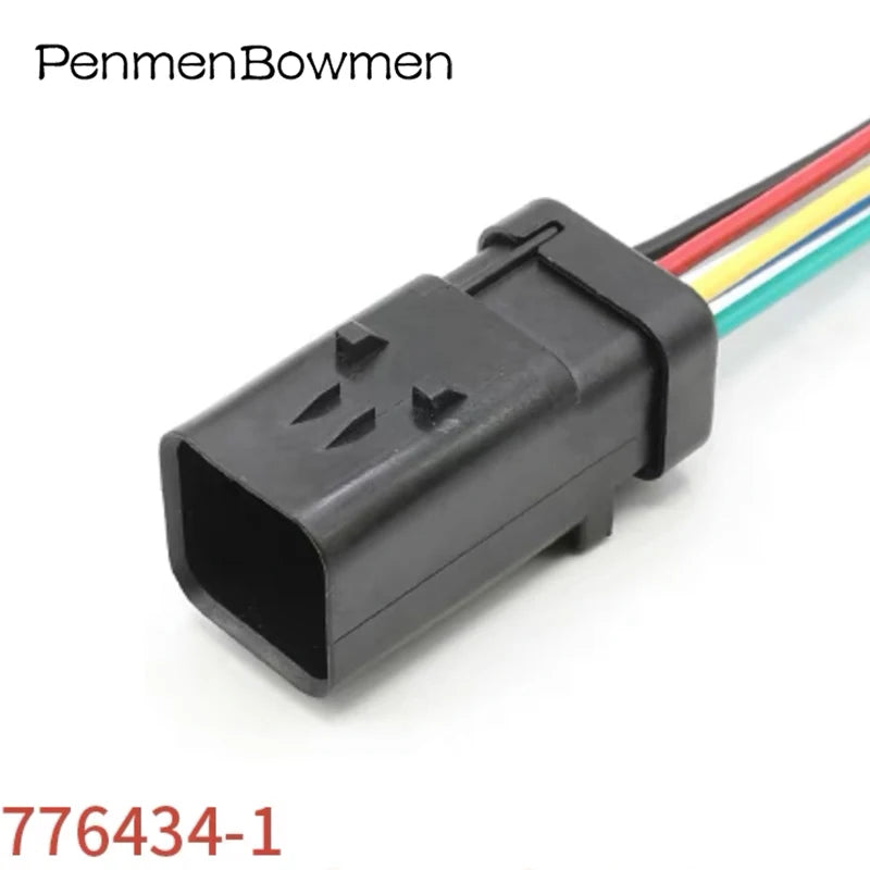 1 Set 2 3 4 6 8 12 Pin Auto Injector Excavator Fuel Electrical Cable Connectors Female Male Wire Harness Plug 776433-1 776429-1