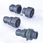 7 Pin 1.5mm BU-STE KPL CIRCULAR DIN HOUSINGS Connector 968421-1 967650-1 1718230-1 For Truck Tail Light Connector