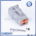 5 sets DTM 4 Pin connector DTM06-4S/DTM04-4P Male or Female Auto Waterproof Connector Automotive Sealed Plug For Deutsch