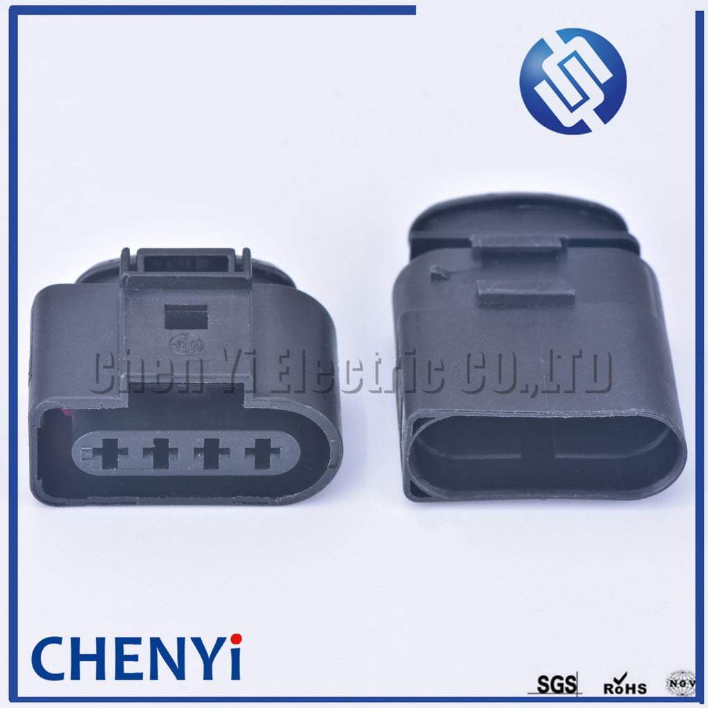 4 Pin 3.5 Automotive Waterproof connector 4B0973724 coil Extension adapter ignition coil plug 1J0973824 1J0973724 1J0 973 824