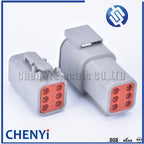 6 Pin DTM connector DTM06-6S Male or Female Auto Waterproof Connector Automotive Sealed Plug DTM04-6P For Deutsch