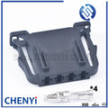 4 Pin 4D0972704 Car Door Horn Sockets Automotive Brake Light Turn signal Light Switch Plug Connector 4D0 972 704
