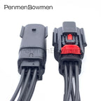 1 Set 6 Pin Auto Bumper Light Fog Electrical Cable Connectors Female Male Wire Harness Plug For Ford 33482-0601 33472-0601