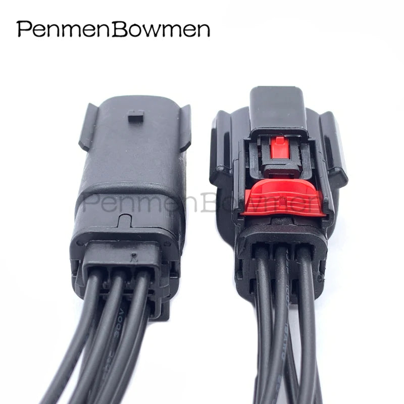 1 Set 6 Pin Auto Bumper Light Fog Electrical Cable Connectors Female Male Wire Harness Plug For Ford 33482-0601 33472-0601