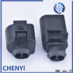 2 Pin 3.5mm male or female automotive waterproof wiring harness connector electrical horn plug 1J0973722 1717692-1 8D0973822