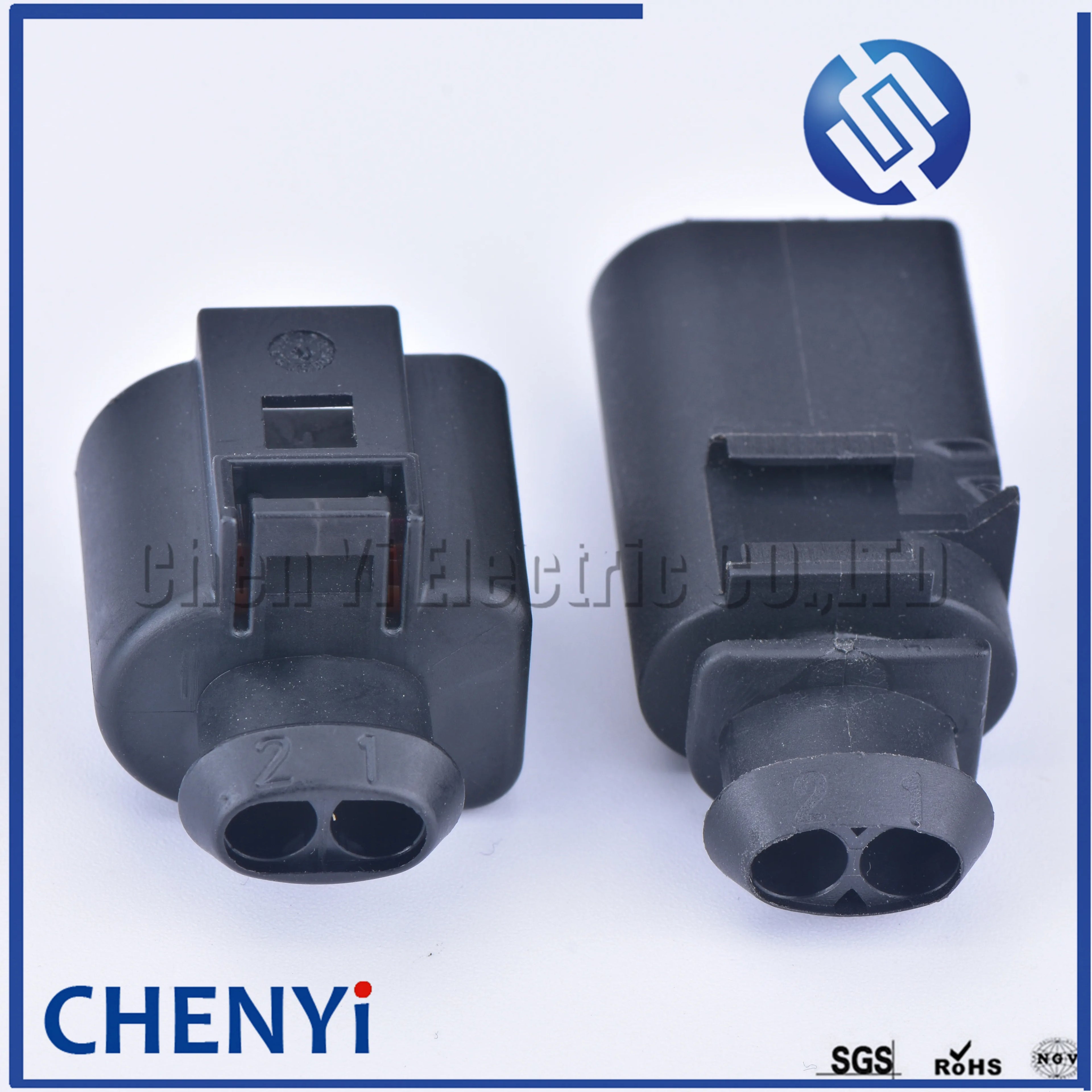 2 Pin 3.5mm male or female automotive waterproof wiring harness connector electrical horn plug 1J0973722 1717692-1 8D0973822