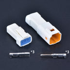 5 sets Automotive Waterproof Cable Connector 2 3 4 6 8 pin Male Female Butt Plug JWPF-VSLE-S 03R-JWPF-VSLE-S For JST JWPF type