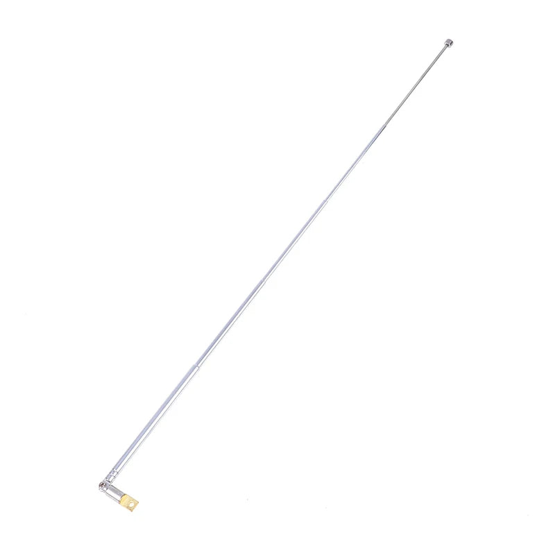 1PC 370mm 5 Sections Telescopic Stainless Steel AM FM Radio Universal Antenna Hot sale