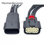 1 Set 12 Pin Car Light Ignition Coil Electronic Connector Wire Harness for Ford Chevrolet Buick 33482-1201 33472-1201