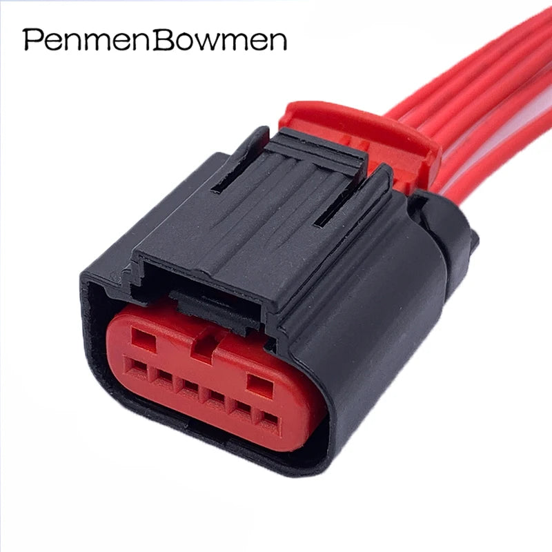 1 Set 6 Pin Auto Accelerator Pedal Waterproof Throttle Socket Sensor Connector Wiring Harness Plug 1438153-5 1-1419168-1