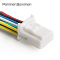 1 Set 12 Pin Auto Female Vehicle Central Control Socket Electrical Cable Connectors Wiring Harness 1318774-1 For Toyota
