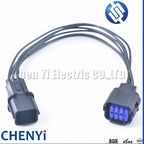 6 Pin female to Male Pigtail Connector Car taillights Wire Harness plug Front bumper radar plug for Hyundai Elantra HP281-06020