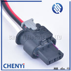 3 Pin PDC Parking Sensor Plug Connector For PASSAT A1 A3 A4 A6 A7 Q5 Q7 R8 4F0973703 1718653-1 4F0 973 703 With 15cm wire