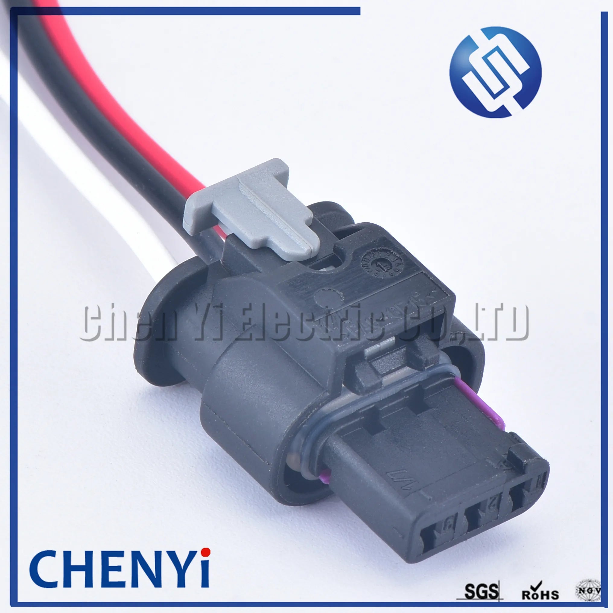 3 Pin PDC Parking Sensor Plug Connector For PASSAT A1 A3 A4 A6 A7 Q5 Q7 R8 4F0973703 1718653-1 4F0 973 703 With 15cm wire