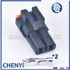 2 Pin auto wiring harness connector for Buick GL8 LaRegal Avenue New Century Air Conditioners Warm Air Resistance Blower Plug