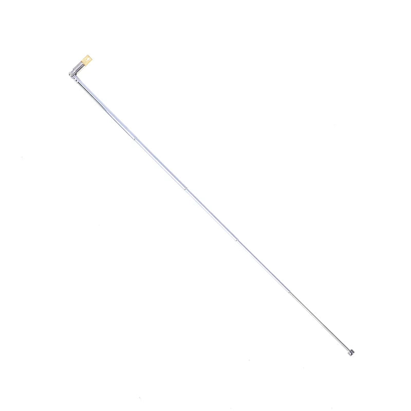 1PC 370mm 5 Sections Telescopic Stainless Steel AM FM Radio Universal Antenna Hot sale