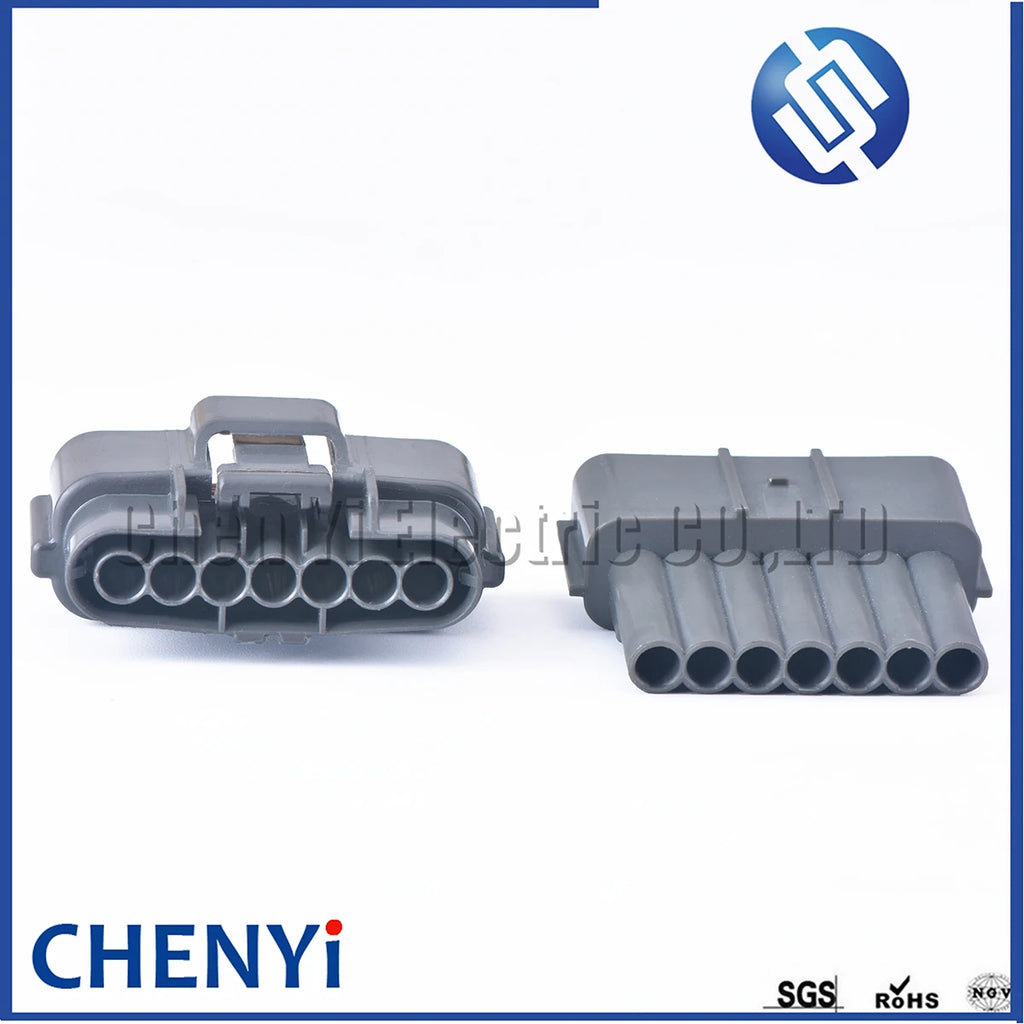 1 set 7 Pin female or male plastic housing plug wire electric cable automotive waterproof connector 6098-0148 for Nissan