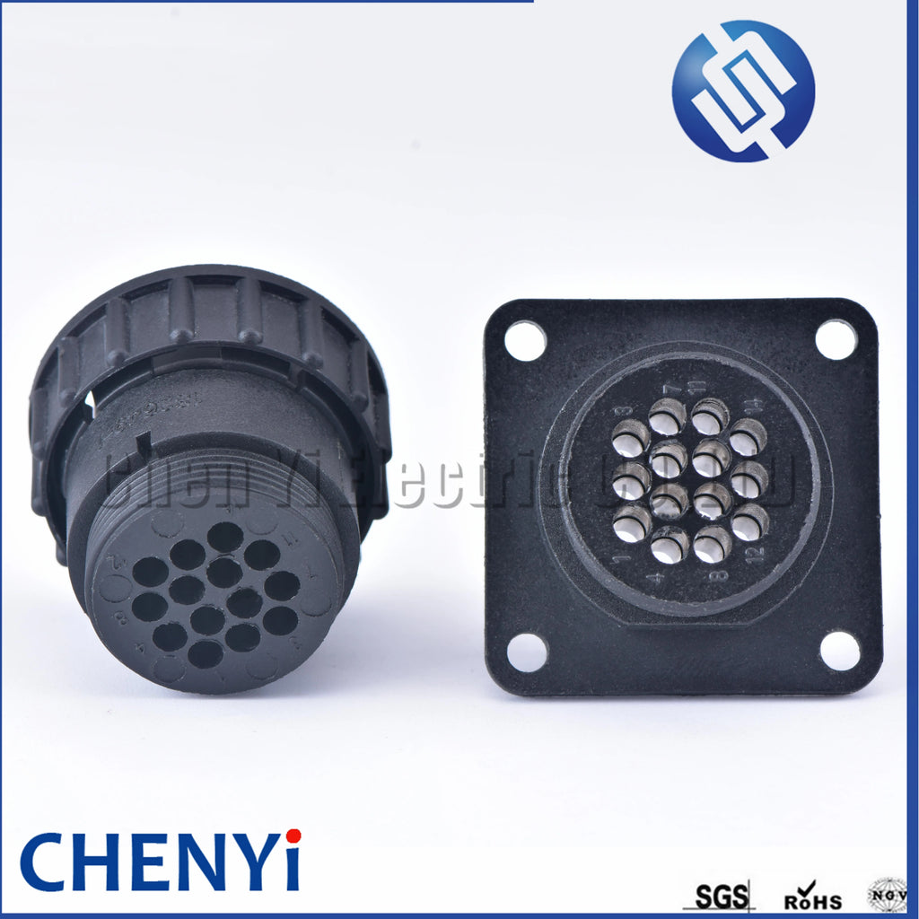 12 Pin female automotive waterproof wire connector sealed wire cable connectors tachometer plug with For Harley